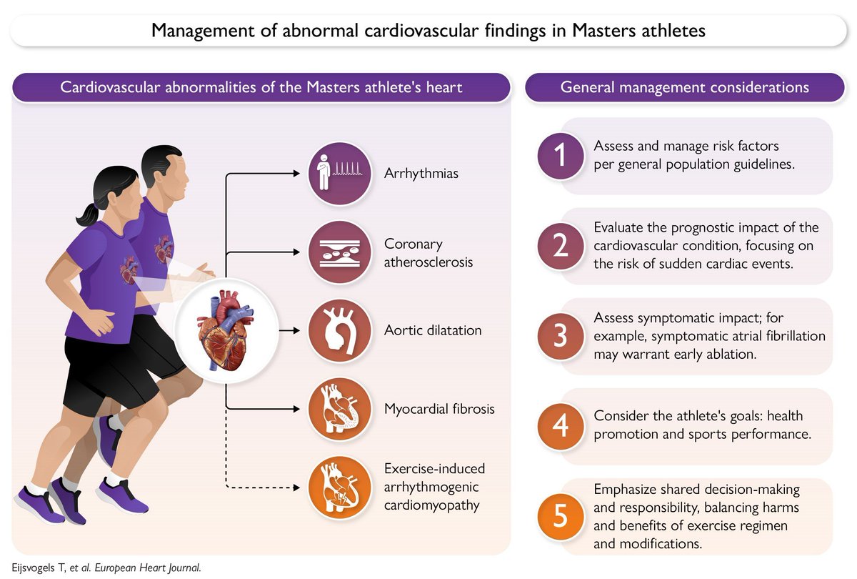 Sports_CardioNL's tweet image. Masters athletes with abnormal cardiovascular findings: a clinical consensus statement of the European Association of Preventive Cardiology of the ESC and the American College of Cardiology
academic.oup.com/eurheartj/adva…
#exercise #athletesheart #masterathletes #CVrisk