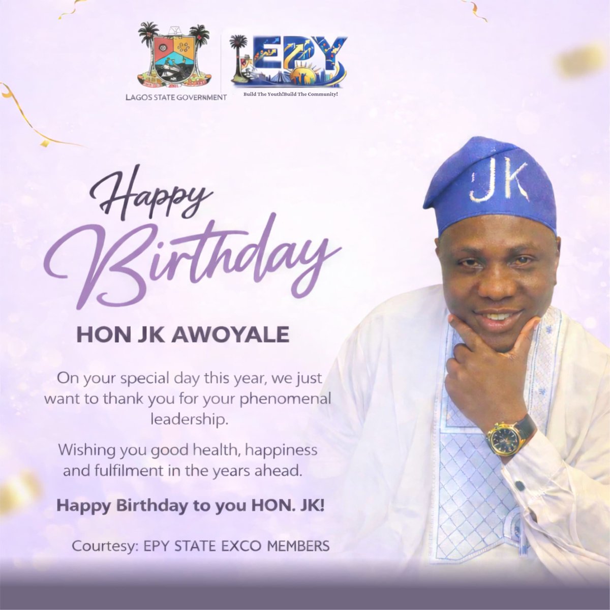 EkoProgres86830's tweet photo. Warmest Birthday wishes to our visionary Founder! Your passion and dedication have laid the foundation for our success at Eko Progressive Youth and we are grateful for your unwavering commitment. May your day be as extraordinary as the legacy you've created!STATE EXCO.
#followers https://t.co/LPbHO6K1LO