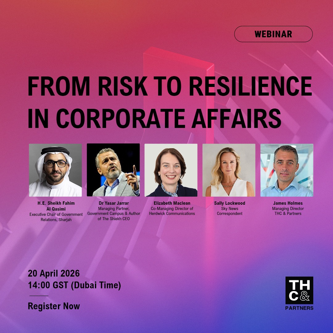 thc_partners's tweet photo. Reputation can shift overnight. How should corporate leaders respond in times of uncertainty?

Join our webinar this April 20th on corporate affairs, media, and crisis communications. 

Registration Link: https://t.co/d0u8efUiSp https://t.co/qjiyF9GTOK