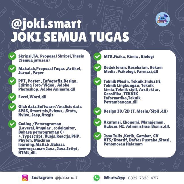 cosvloom's tweet photo. KONTAK JOKI TUGAS
• https://t.co/ff6NbZqgSP 
x :  @jokitugasoffc 
      @joki_semuatugas https://t.co/l4vNiMcb93