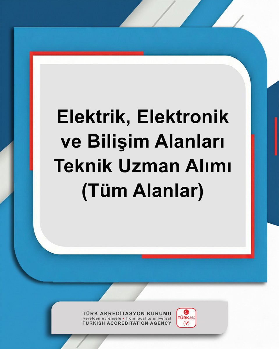 TÜRKAK tweet media