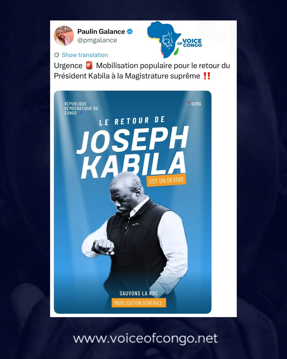 The Voice Of Congo tweet media