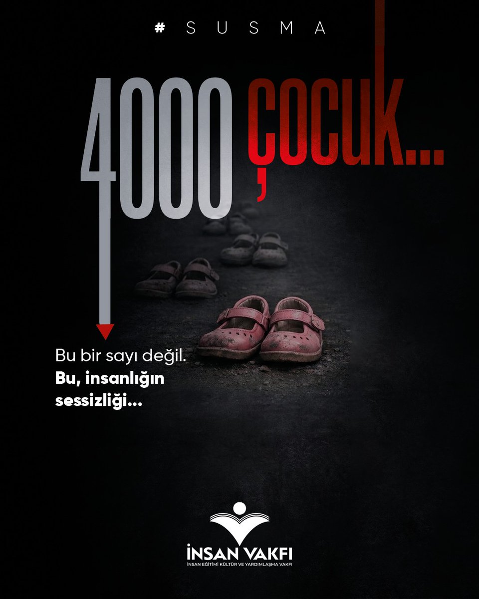 insanvakfiaydin's tweet photo. ⁉️ Dünya üzerinde hangi çocuk, idamı hak edecek bir suç işlemiş olabilir?

📌 İsrail, gözünü diktiği toprakların sahibi olabilmek hırsıyla Filistinli 4 bin çocuğu idam etmek istiyor!

#SUSMA https://t.co/836qfxW8kP
