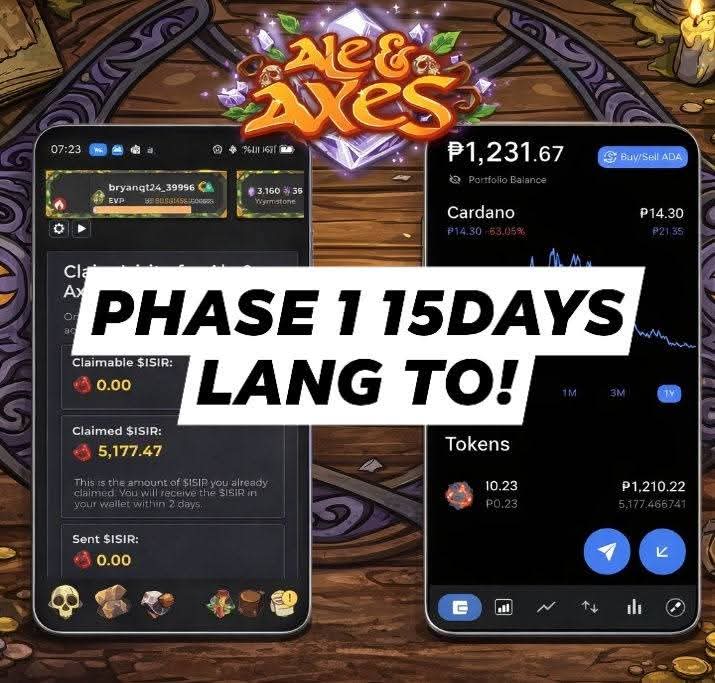 $ISIR Collect Points Phase 2
🎯April 7 to July 1 2026 Duration 
🎯1st Week July $IIR
✅ Mobile, Pc, Laptop 

📋 Plan raids
⚔️ Simulated auto chess raids
🌿 Collect materials, $WYRM, and $ISIR
⚒️ Craft items
🪄 Enchant items
👿 Fight world bosses
🔄 REPEAT
aleaxes.com/register?uuid=…