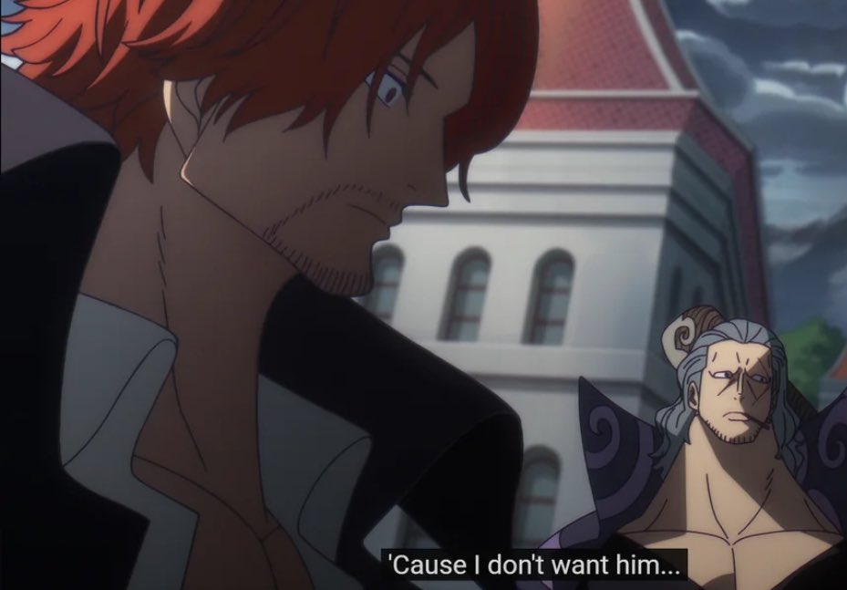 #ONEPIECE 
Shanks mustve hid the last poneglyph in his jaw cus WHAT is that😭😭