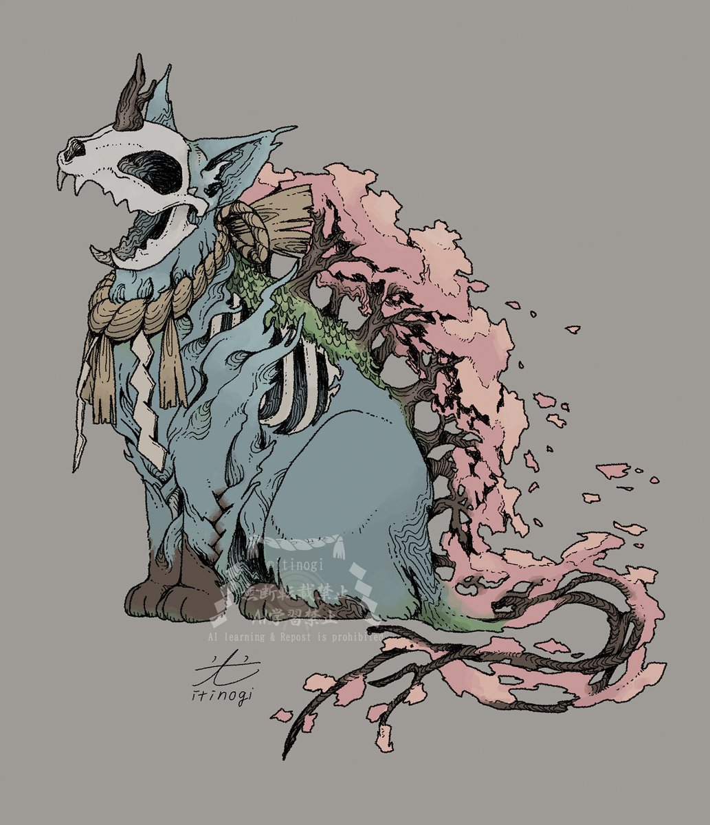 「皆さん花見は存分に楽しめましたか?」|一芒🐇🎍のイラスト