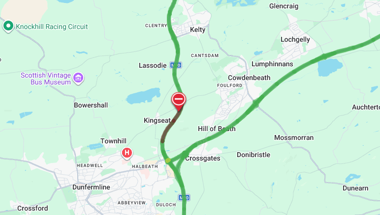 trafficscotland's tweet image. ❗️NEW ⏲️08:20

🛣️#M90 N/B J3-4

⛔️The M90 is CLOSED northbound between Junctions 3 Halbeath and 4 Kelty due to a road traffic incident.

⌚️Traffic is heavy on approach, #ExpectDelays

🏷️OC: @NETrunkRoads 

🔗To check routes: traffic.gov.scot