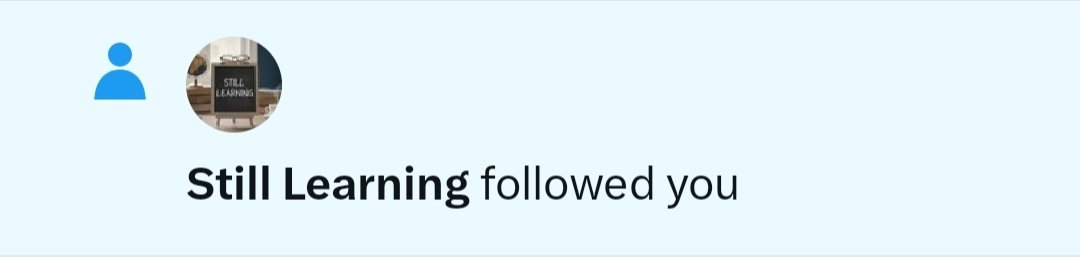 Still Learning tweet media