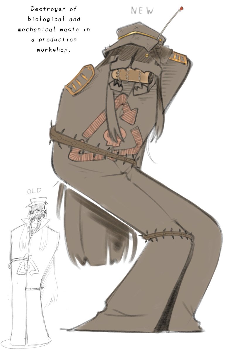 One of the working drones in my fan-made version of Murder Drones. 
#MurderDrones #MechanicDrones