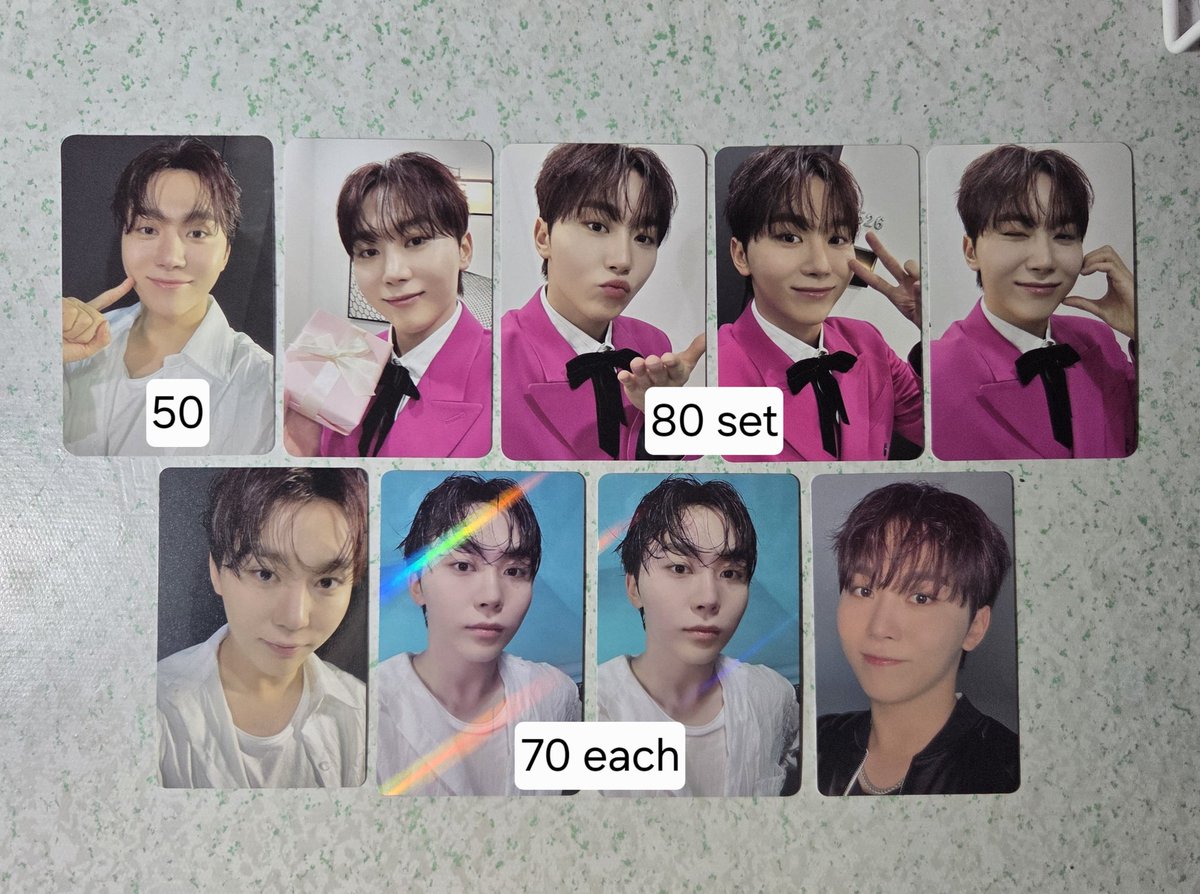 jasbuy's tweet photo. ꒰ 𝙎𝙀𝙑𝙀𝙉𝙏𝙀𝙀𝙉 | wts, lfb, pc, ph ꒱

🛒#jasbuy

Spill the feels

✧ Onhand
✧ 350 set, tingi in photo
✧ 5 days reserve/Payo
✧ loc: mindanao
✧ x sensi

🏷: svt scoups jeonghan joshua jun hoshi wonwoo woozi the8 minghao mingyu dokyeom dk seungkwan vernon dino https://t.co/GmtyO2HLQy