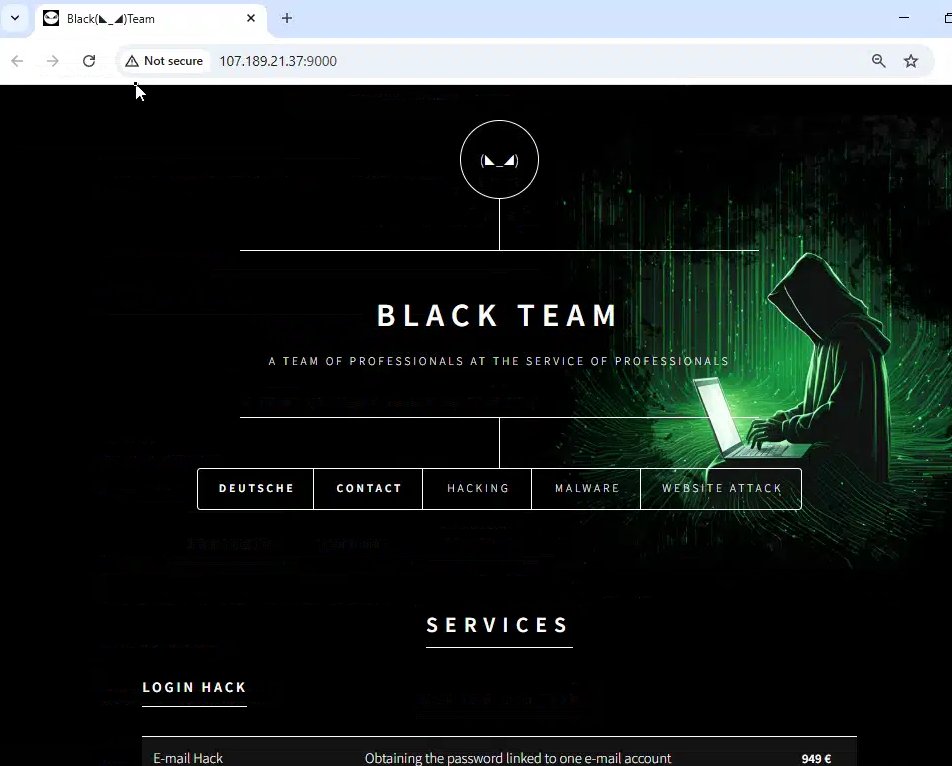 Fact_Finder03's tweet image. http://107.189.21.37:9000/

Black(◣_◢)Team

Looks like Cybercrime-as-a-Service (CaaS)

@500mk500
@ViriBack
@AndreGironda
@skocherhan 

#CaaS #ThreatIntelligence #Panel #CTI #Black_Team