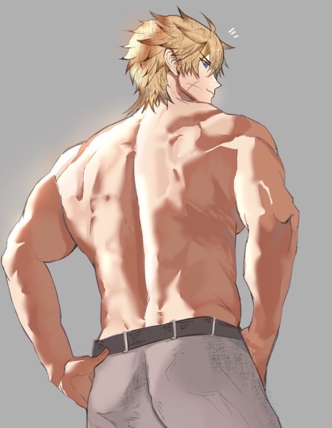 気に入ってるファルカさんの背中
#varka