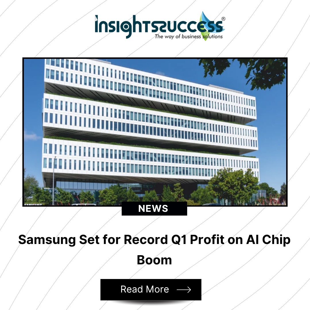 insightssuccess's tweet image. Samsung Electronics is expected to show significant profit growth in its first quarter because of high demand for memory chips used to support artificial intelligence development.
Explore Now: tinyurl.com/y56twxep

#Samsung #SamsungElectronics #TechIndustry #AI