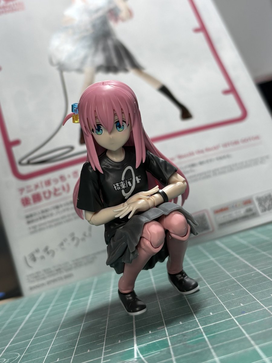 お久しぶりですw
モチベ低下してましたが、なんとかぼっちちゃんパチ組み！
しゃがみで自立するのさすがッス