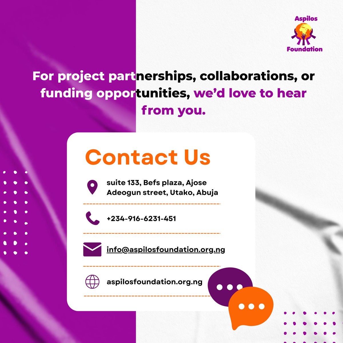 Aspilos Foundation tweet media