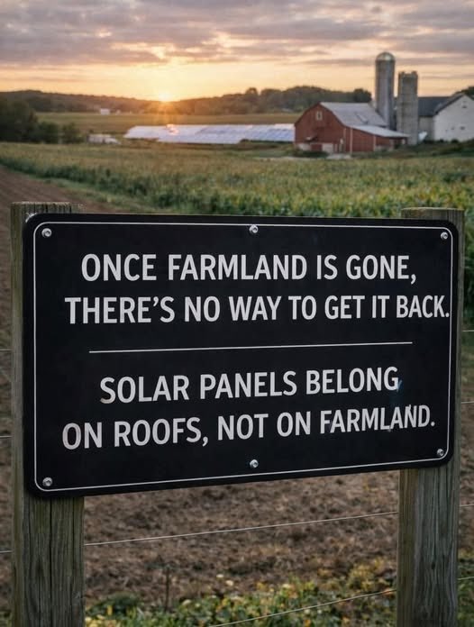 JackieMeek6's tweet image. #Farmland #solarpanels