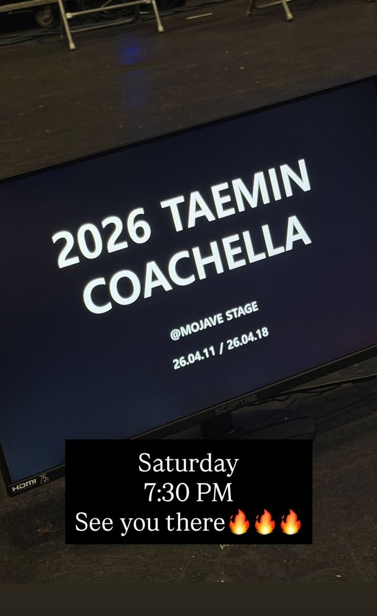 Backstage09tm's tweet photo. 260407 탬스타그램

Taemchella Coming Soon🥁🥁🥁

#태민 #TAEMIN #テミン #泰民 https://t.co/FbSWLDtOxm