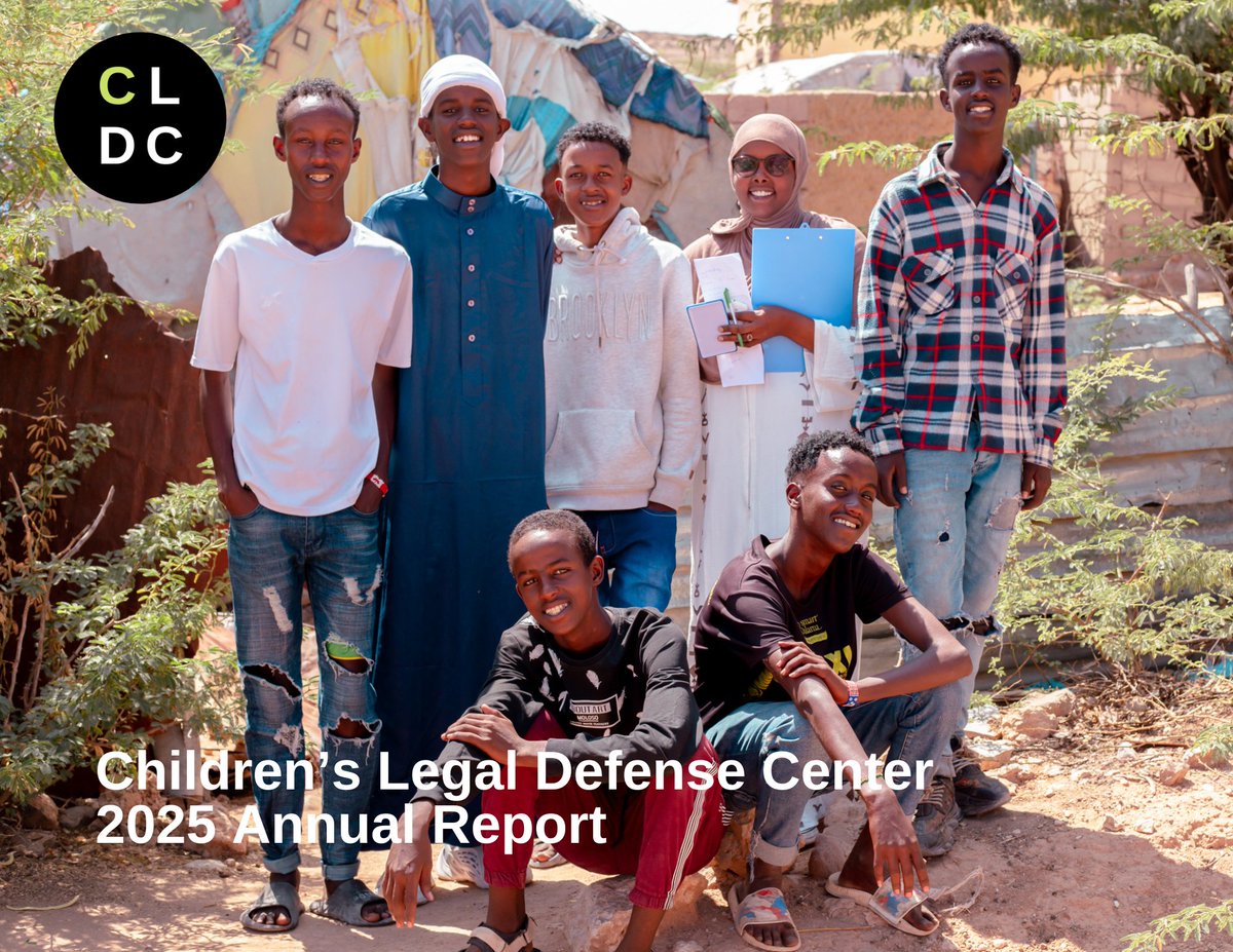 CLDC_Somaliland's tweet photo. Your support makes justice real.

In 2025, CLDC:
• Defended 609 children
• Secured 353 releases
• Reduced 129 sentences

📄 Read our 2025 Annual Report: https://t.co/yCtk0OLP8o https://t.co/aSmZ1qOX7t