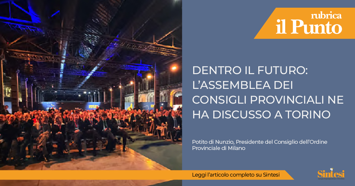 💬 Dentro il futuro: la professione al centro del cambiamento
Dal 19 al 21 marzo 2026, le OGR di Torino hanno ospitato “Dentro il Futuro”.
📌 Un messaggio chiaro:
👉 la professione non è semplificabile né “svendibile”
🔗consulentidellavoro.mi.it/estratti-rivis…

#Lavoro #HR #Competenze #AI #Etica