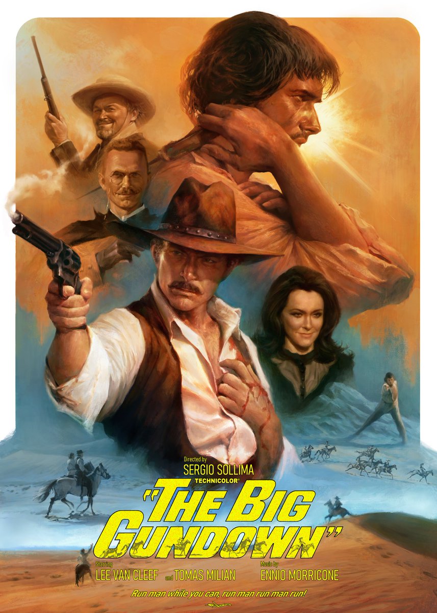 REMON84art's tweet photo. Spaghetti Western classic the Big Gundown fan art poster
Spend my afterwork free time (which is just a tiny weeny bit of time) painting it. With this poster done I can finally put all my heart on the preparation of the wonder festival this year 
#thebiggundown https://t.co/IQsmoeg8AD