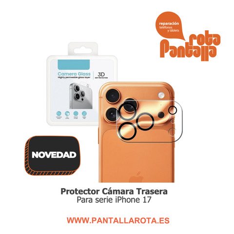 PantallaR's tweet photo. #iPhone17, en #pantallarota estamos preparados. ¿Y tú?
 
🧡 Protector Cámara Trasera
🧡 Power MagSafe y Cable
🧡 Funda Metalizada Magnética Cámara 3D
🧡 Protector Invisible
 
¿Necesitas hacer una consulta? a través de nuestro formulario de contacto 🌐  https://t.co/1g8CH5a42Q https://t.co/UiHP5IFUhb