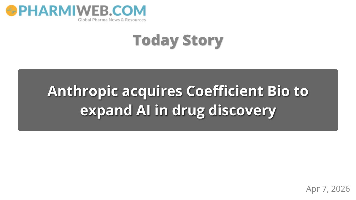 pharminews's tweet image. Anthropic acquires Coefficient Bio to expand AI in drug discovery
pharmiweb.com/pwtoday-story/…

#AIinDrugDiscovery #HealthTech #Biotech #AnthropicAI #CoefficientBio #InnovationInPharma #PharmaNews #pharmiweb