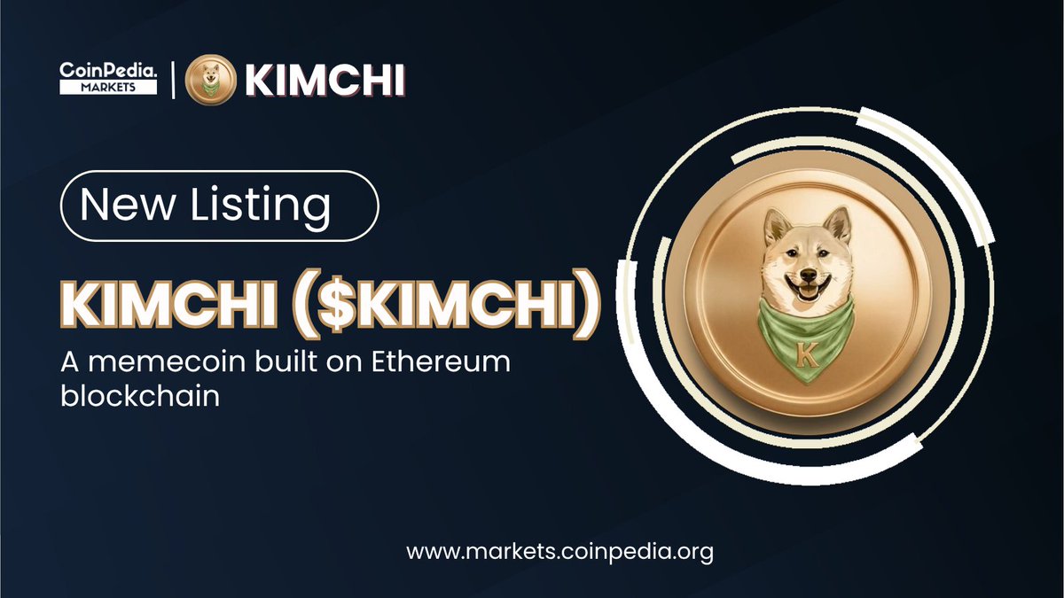 MarketCoinpedia's tweet image. New #Listing! 💥

We’re thrilled to announce $KIMCHI is now listed on #CoinpediaMarkets 🚀

@kimchi_cto is a #memecoin representing Dogecoin community at Nasdaq to celebrate the ETF launch, built on #Ethereum blockchain. 🔥

Track #KIMCHI here: markets.coinpedia.org/kimchi-cto/
