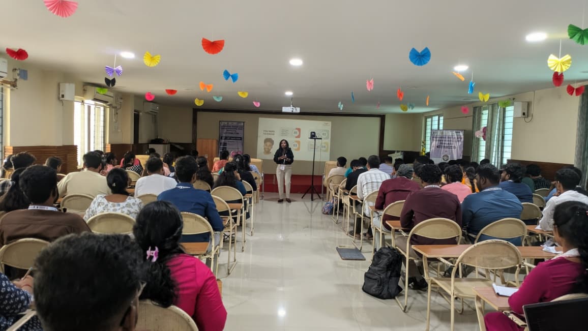svpcetputtur's tweet photo. 🚀 #IDEBootcamp 2026 Day 2 at #svpp puttur

Welcoming Ms. Lavanya G , Master Trainer, Wadhwan

#IDEBootcamp 

@narendramodi @PMOIndia @EduMinOfIndia @mhrd_innovation @dpradhanbjp @PIBHRD @SITHARAMtg @abhayjere @MS_AICTE @AICTE_INDIA @wadhwanif @pradeepdhage @svppalumni https://t.co/uvb7s5NXp7