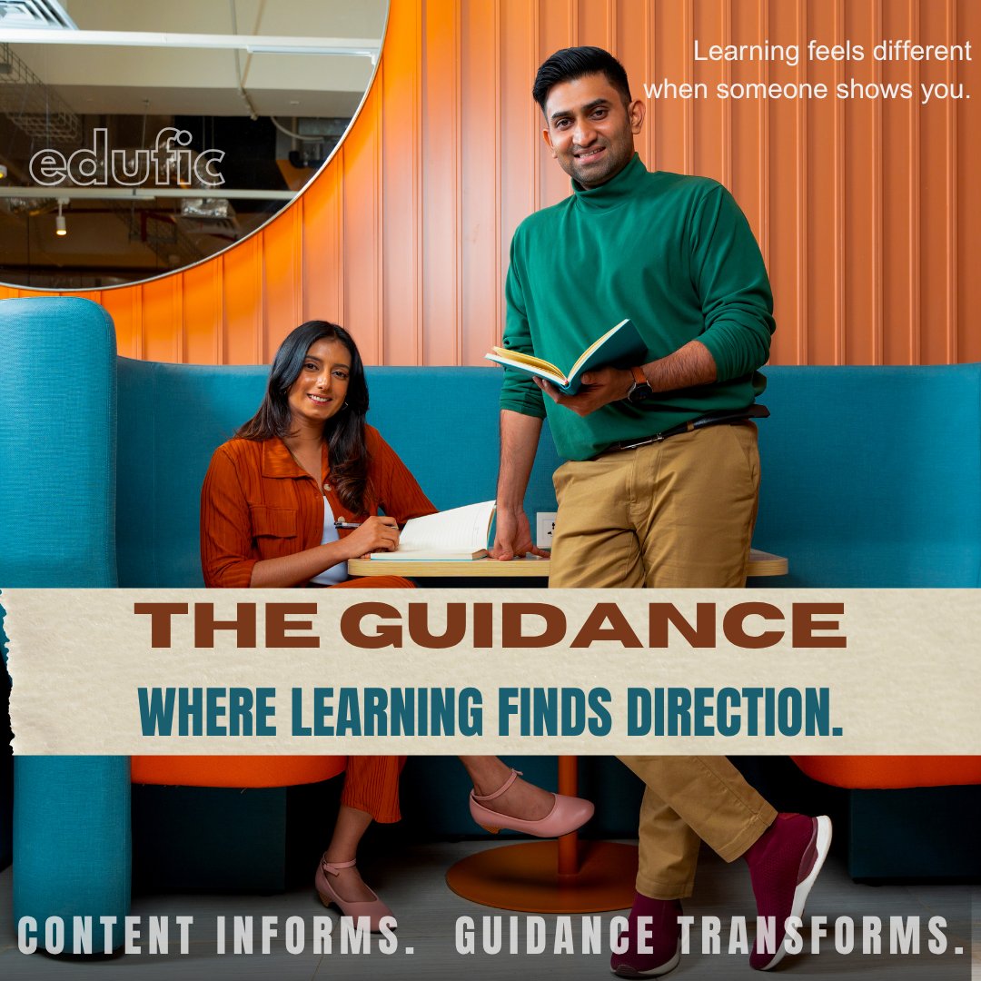 eduficdigital's tweet image. Most learning feels clear… until it’s your turn.

Understanding isn’t the problem.
Knowing what to do is.
Content informs. Guidance transforms.

At Edufic, we design learning for decisions, not just completion.

#Edufic #Elearning #LearningDesign #AI #FutureOfWork