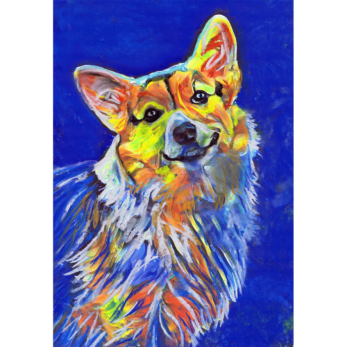 OscarJetson's tweet image. Abstract Corgi Art Print: Colourful Dog Portrait by Oscar Jetson dogfishartco.etsy.com/listing/116363… #decor #art #Etsy #DogFishArtCo #A48x1011x14