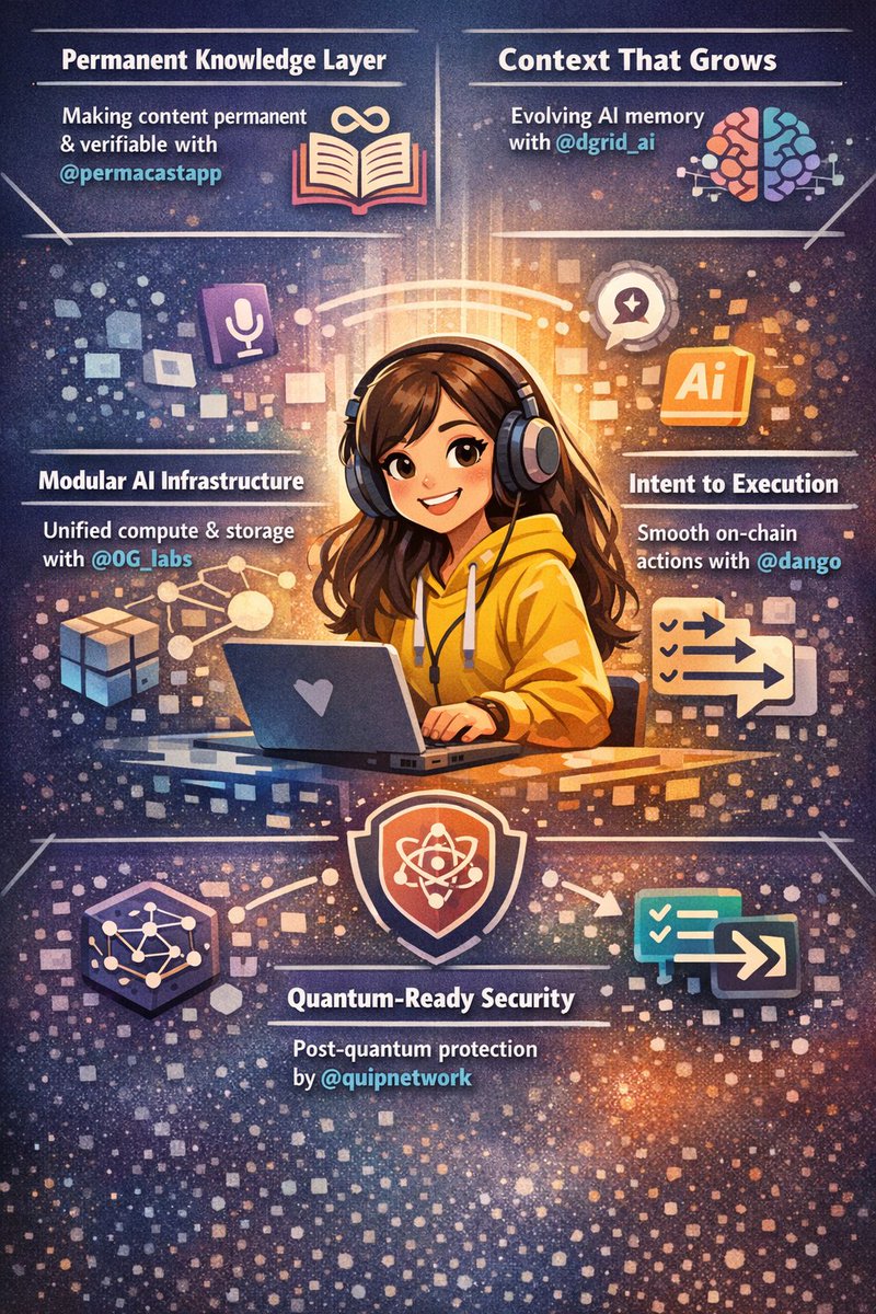 • AFTERNOON VIBES WITH GALXE 

1️⃣ Knowledge layer through permanent media

Most media on the internet tends to fade away – links break down, platforms evolve, contexts change. 

The vision behind <a href="/permacastapp/">Permacast.app</a> is for podcasts, ideas, and discussions to be permanent and
