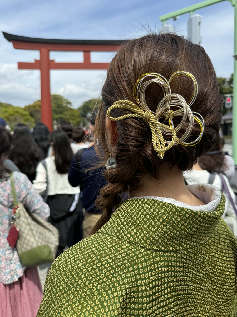 昨日は鎌倉でお花見しました👘🌸