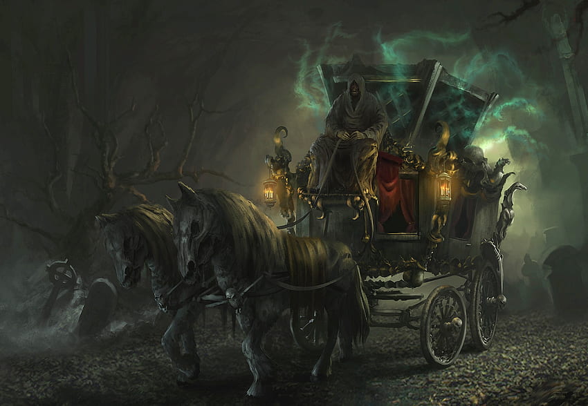 BardCumberland's tweet image. The Grey Lady of Crackenthorpe appears in a horse drawn carriage accompanied by the Helm Wind, the only named wind in the UK.

Her ghost so troublesome that her body was exhumed from the churchyard to beside the River Eden and a boulder placed on top

#FairytaleTuesday #Cumbria