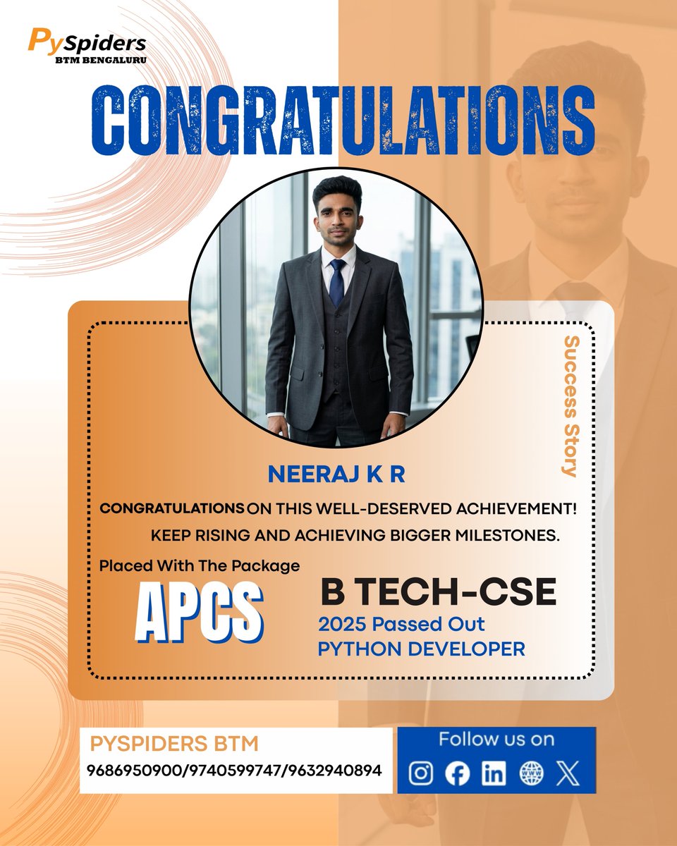 QSpiders, JSpiders & PySpiders BTM Layout tweet media