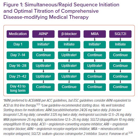 drbennisahmed's tweet image. The Gap to Fill: Rationale for Rapid Initiation and Optimal Titration of Comprehensive Disease-modifying Medical Therapy for Heart Failure with Reduced Ejection Fraction

Despite an abundance of evidence for the benefit of HFrEF medical therapy, data from the US and around the