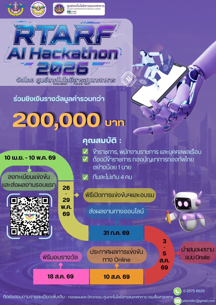 กองบัญชาการกองทัพไทย (ศูนย์ประชาสัมพันธ์กองทัพไทย) tweet media