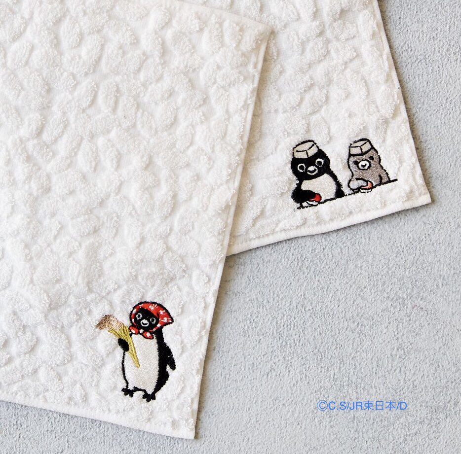 【おこめハンドタオル2柄】は4/9（木）より、トレニアートトウキョウ、トーキョーみっつ、レールヤード大宮＆秋葉原、JRE MALL「オレンジページshop」などで新発売に❣️  ぜひお米粒感をチェック下さいね❣️