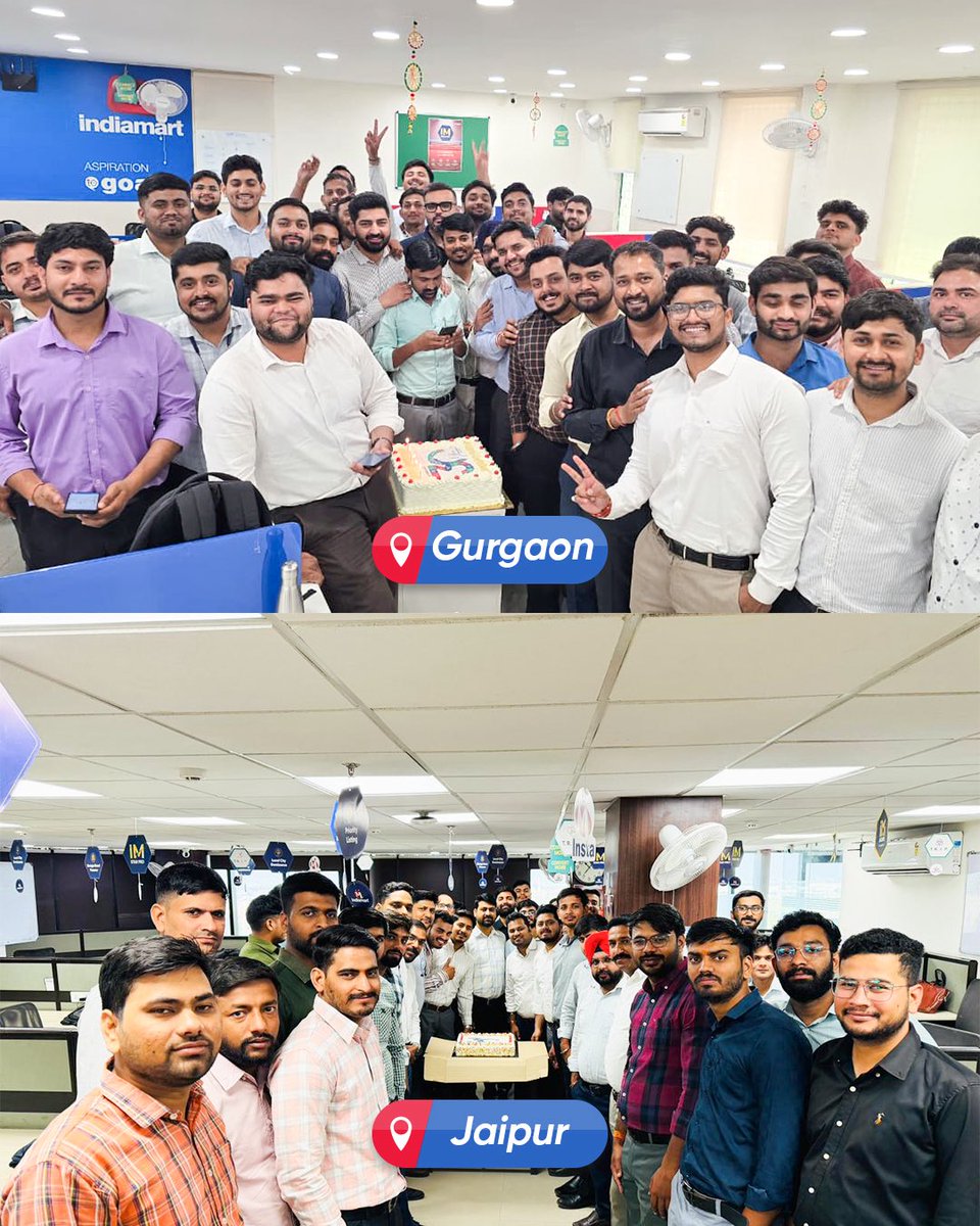 IndiaMART's tweet photo. 30 years of IndiaMARTians making it happen, from every corner of the map.
And we're just getting started.
#30YearsOfIndiaMART
#IndiaMARTians #StrongerTogether #KaamYahinBantaHai https://t.co/U6Ao9CBm40