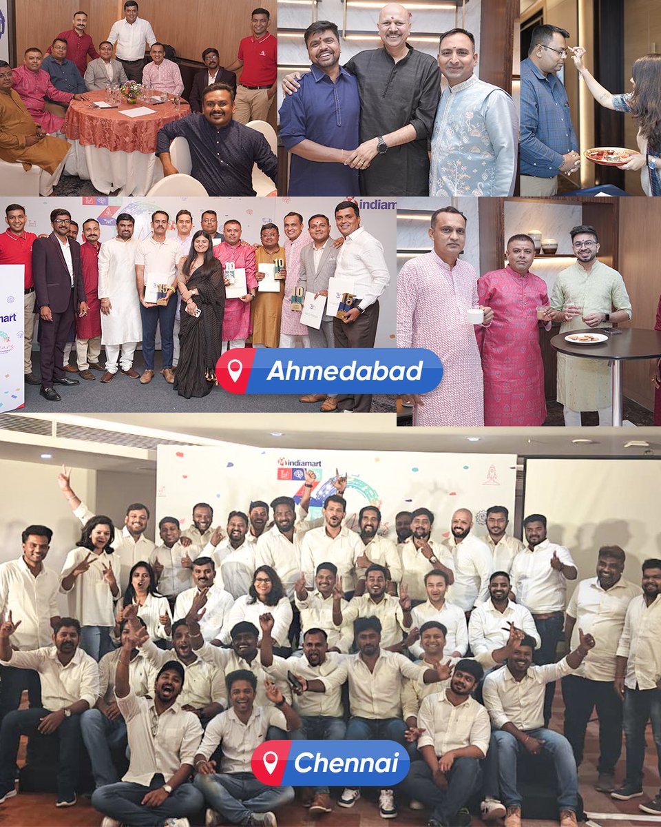 IndiaMART's tweet photo. 30 years of IndiaMARTians making it happen, from every corner of the map.
And we're just getting started.
#30YearsOfIndiaMART
#IndiaMARTians #StrongerTogether #KaamYahinBantaHai https://t.co/U6Ao9CBm40