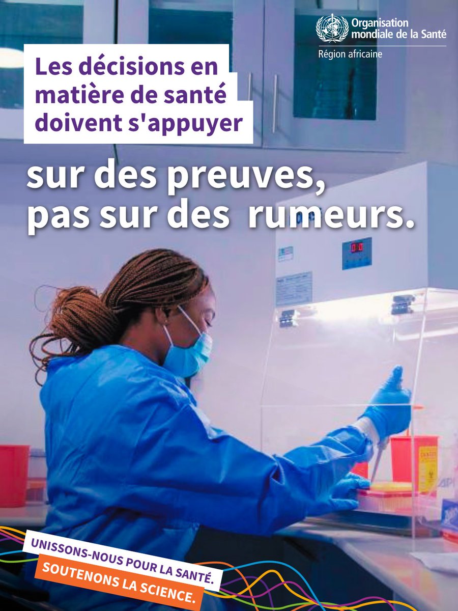 Aujourd'hui, c'est la #JournéeMondialeDeLaSanté !

Chaque avancée, chaque traitement, chaque vie sauvée trouve son origine dans la #science.

Des décennies de progrès scientifiques ont permis d'allonger l'espérance de vie, d'améliorer la prévention et de mettre en place des soins