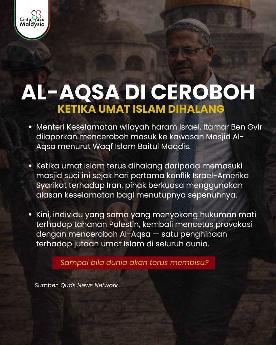 Cinta Gaza Malaysia - CGM tweet media