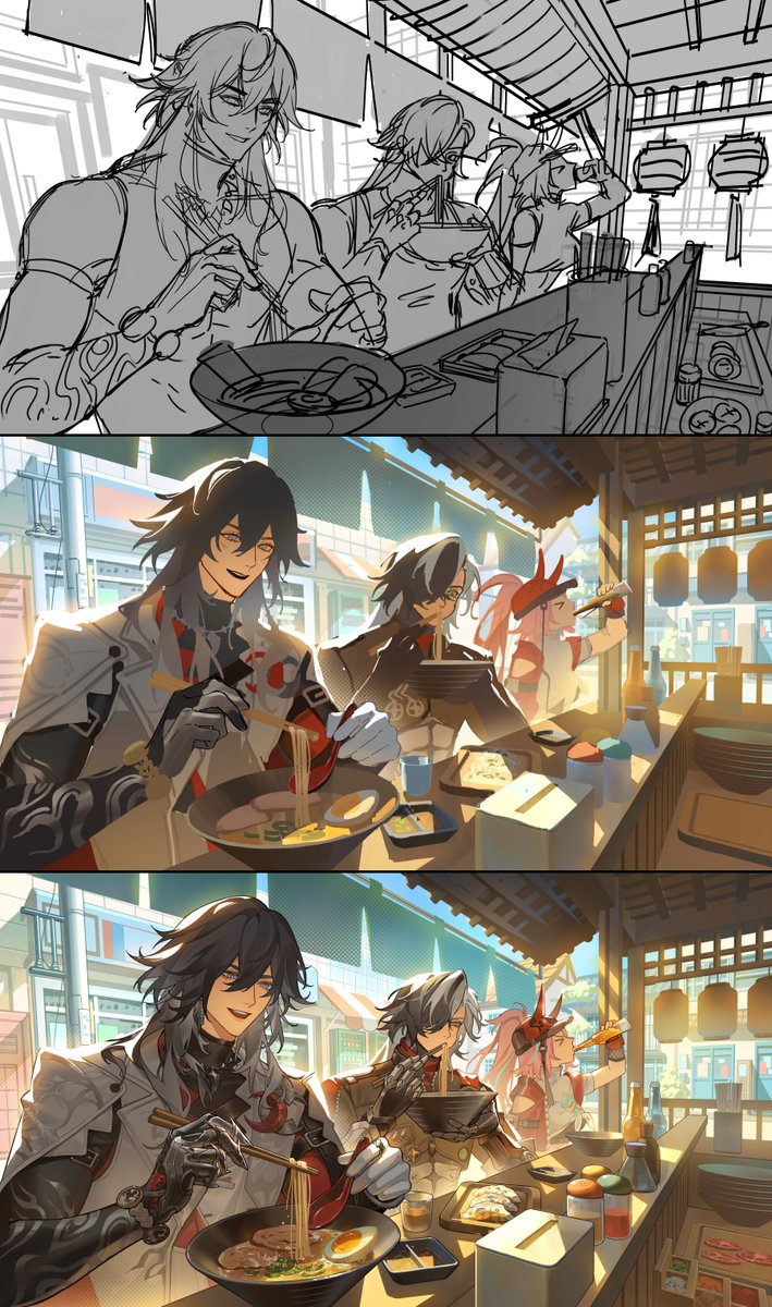 Muoimuoi_'s tweet photo. Some more work processes ✨ https://t.co/OHyH5efNG5