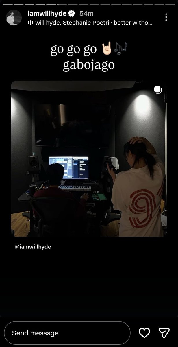 after appearing on Will Hyde's Instagram yesterday's story, today #YOONJIYOON #윤지윤 appeared in Will Hyde's Instagram post, her redebut is getting closer, let's give her the things she can't never feel before like first win in music show! 🥹🫳