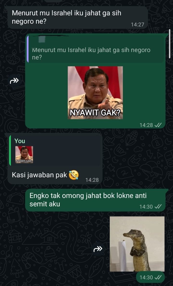 Pertanyaan macam apa ini!
