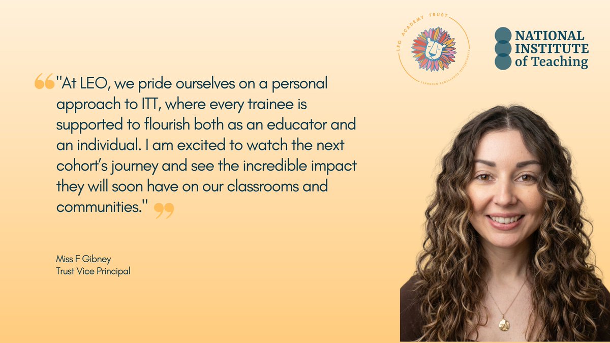LEOtraining5's tweet photo. 🌱"We pride ourselves on a personal approach, supporting every trainee to flourish."

👩‍🏫Insights from one of our Trust VPs on the teacher training journey with @LEOacademies.

🚀 Ready to make an impact in our classrooms?

🔗 Express your interest today: https://t.co/mUa6aZGcJq https://t.co/U3NSufcfmr
