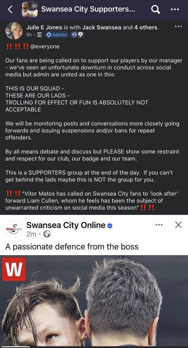 So people aren’t allowed to share their opinions on players. This woman is insufferable. You’d think it’s the Julie Jones supporters group 😴
