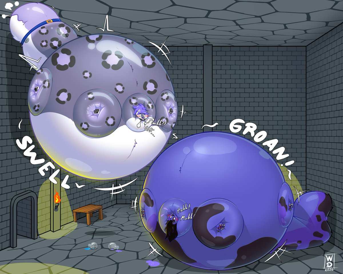 I guess this is what we get for drinking some strange potions found in this dungeon... mpphhh!!~ >//>
Featuring: <a href="/AvianAdipose/">100% Trans Fat 🏳️‍⚧️</a> 

Wonderful art by: <a href="/Wazplm52/">WazDragon</a>