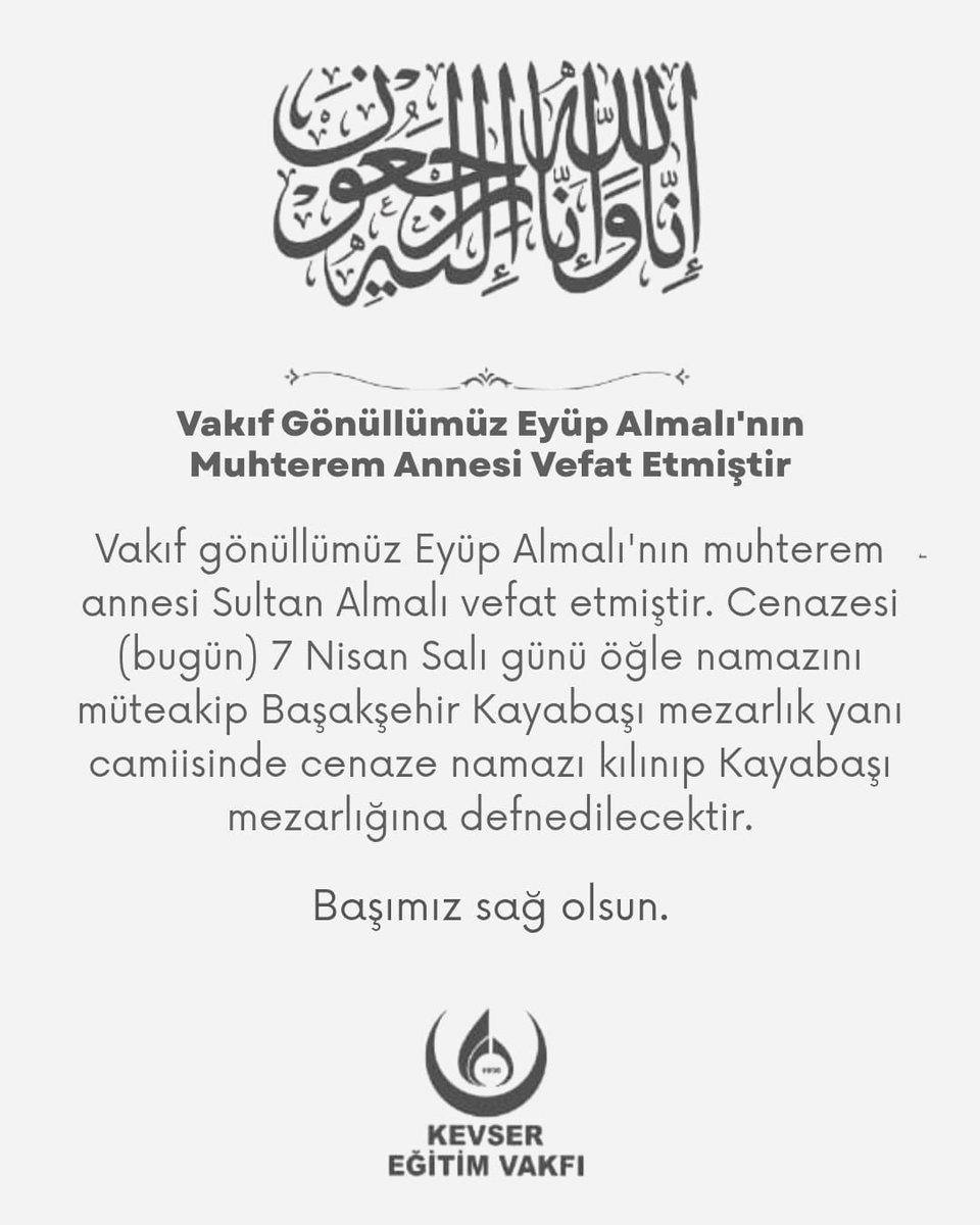 Kevser Eğitim Vakfı tweet media