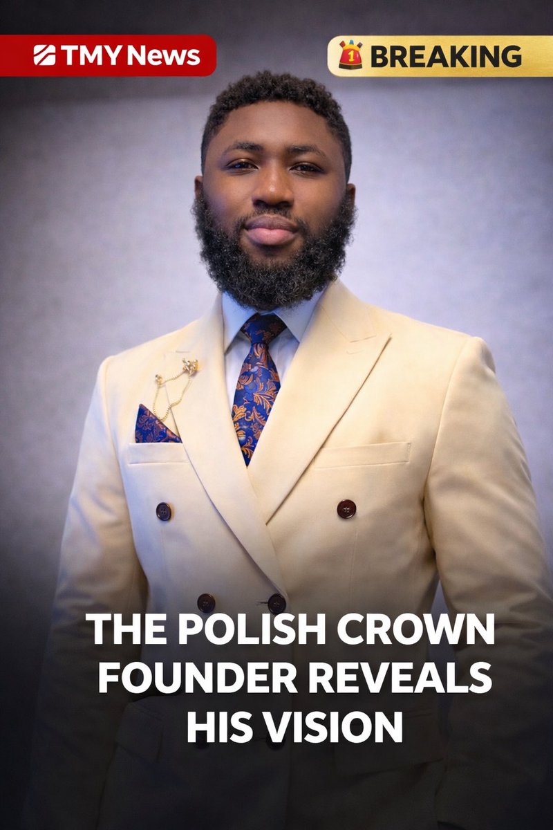 tmynewspapers's tweet photo. BREAKING: Founder of The Polish Crown, Ebenezer Godbless Opoku, shares the vision behind building a brand focused on excellence and premium grooming.

From concept to creation, the brand reflects a commitment to precision, elegance, and modern style.

👇 Do you believe premium grooming brands will shape the future of men’s fashion?

YES ✂️
NO ⚠️

Follow @TMYNews for more business and brand success stories.