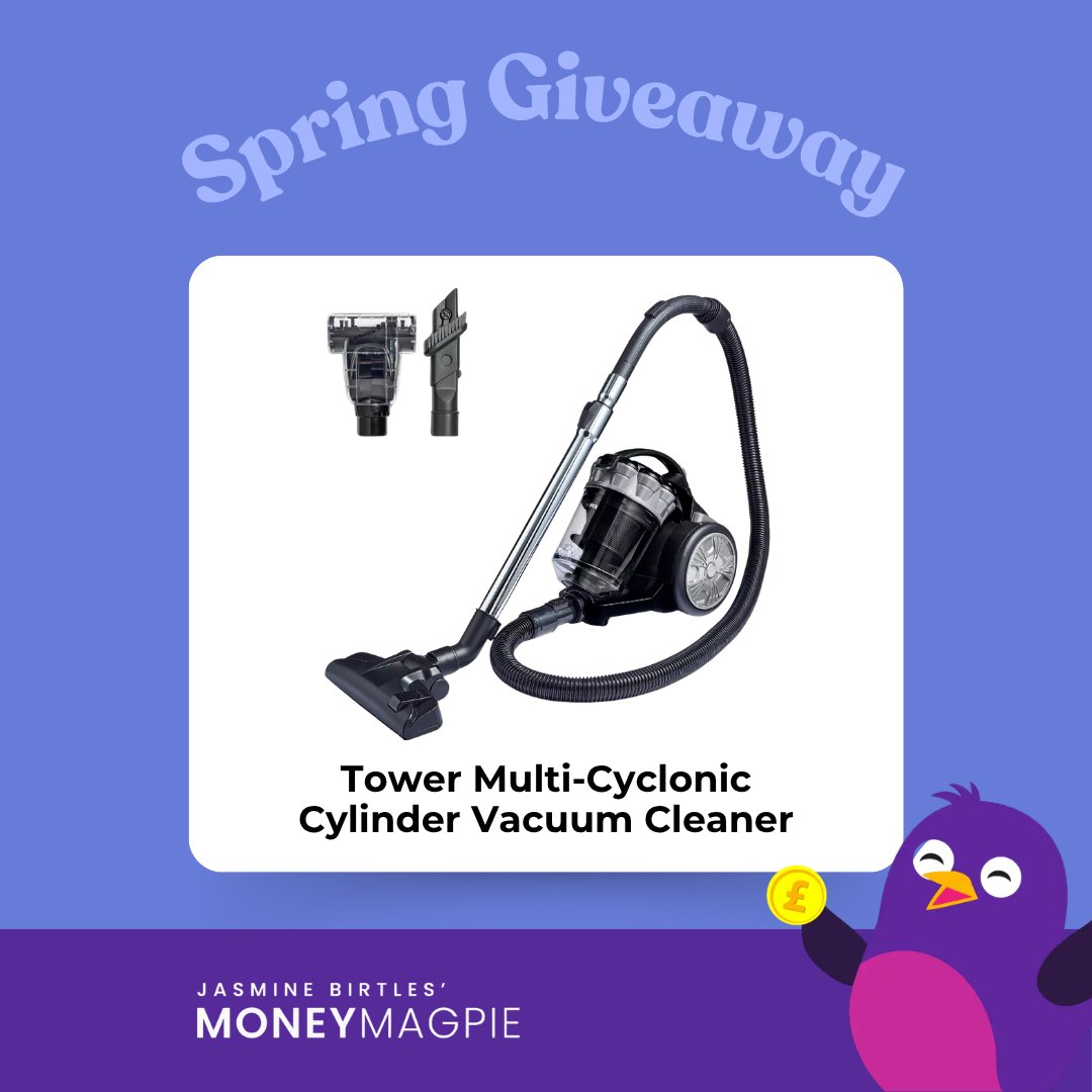 MoneyMagpie's tweet image. Win a Tower Multi-Cyclonic Cylinder Vacuum Cleaner!

With a built-in HEPA filter, it helps capture fine dust and allergens for a healthier home environment.

Enter the competition at MoneyMagpie.com. Good luck! 

#Giveaway #Competition #Freebie #PrizeDraw #DailyPrizes